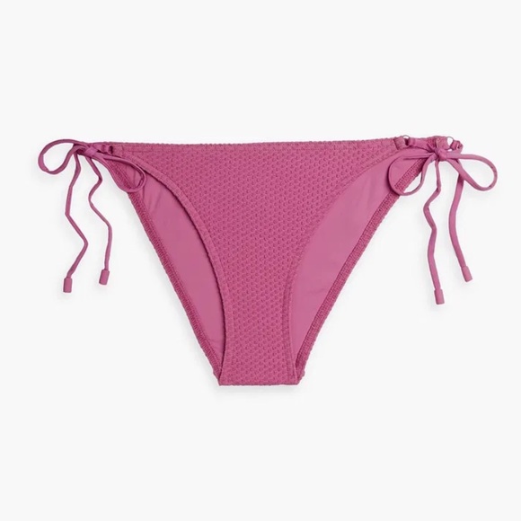 Zimmerman Tie Side Swim Bottoms Mauve Pink Texture size 8 to 10